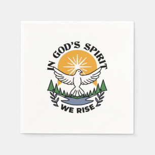 In God’s Spirit We Rise – Faith and Freedom Napkin