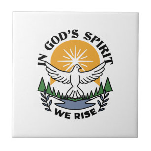 In God’s Spirit We Rise – Faith and Freedom Tile