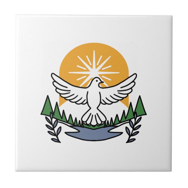 In God’s Spirit We Rise – Faith and Freedom Tile (Front)