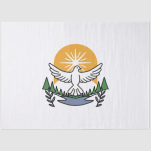 In God’s Spirit We Rise – Faith and Freedom Tissue Paper