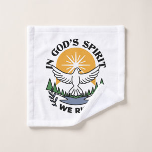 In God’s Spirit We Rise – Faith and Freedom Wash Cloth