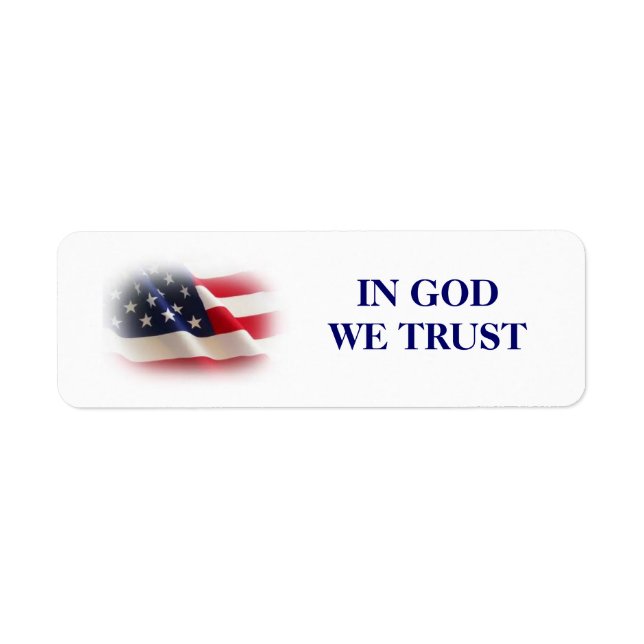 IN GOD WE TRUST (Front)