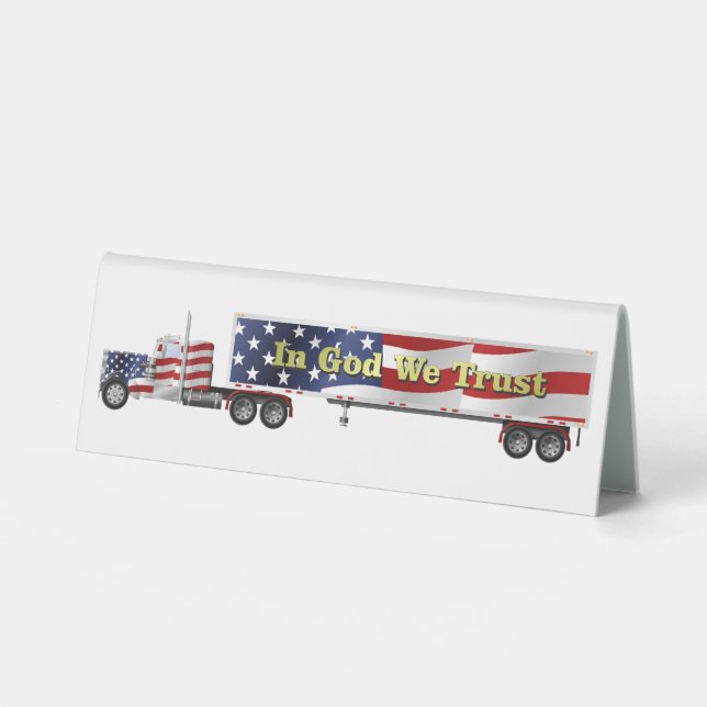 In God We Trust Big Rig Truck (Front)