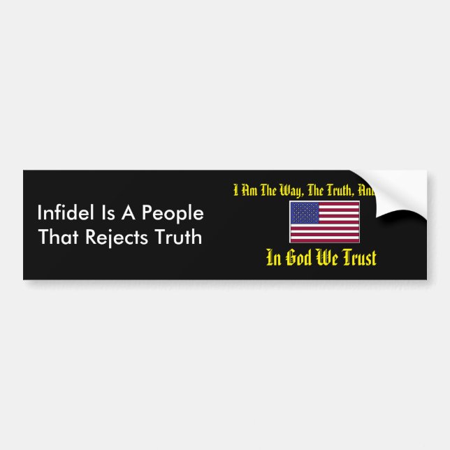 In God We Trust Bumpersticker Bumper Sticker (Front)