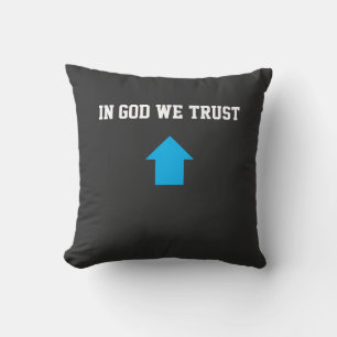 In God We Trust – Faith & Hope Aesthetic Cushion