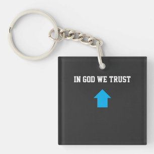 In God We Trust – Faith & Hope Aesthetic Key Ring