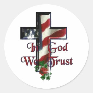 "In God We Trust" Logo 3" Sticker