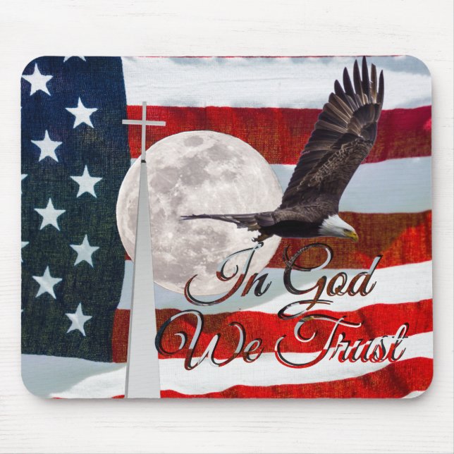 In God We Trust Mousepad (Front)