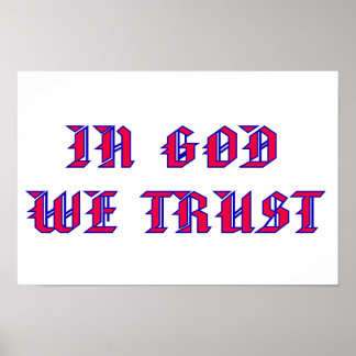 In God We Trust Poster