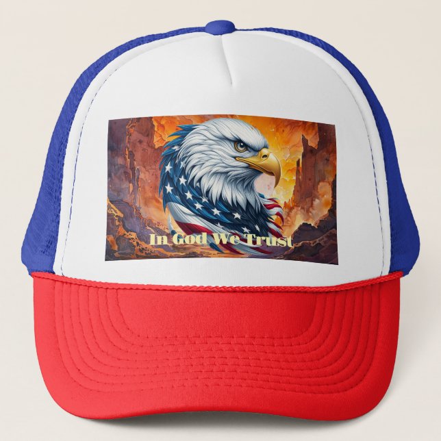 In God We Trust Trucker Hat (Front)