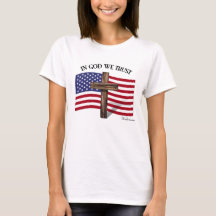 In God We Trust with US Flag