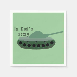 in God's army (tank) Napkin