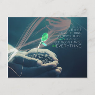 In God's Hands Postcard