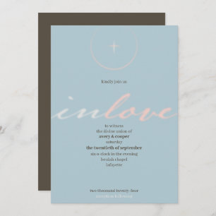 in God's love Wedding Invitation