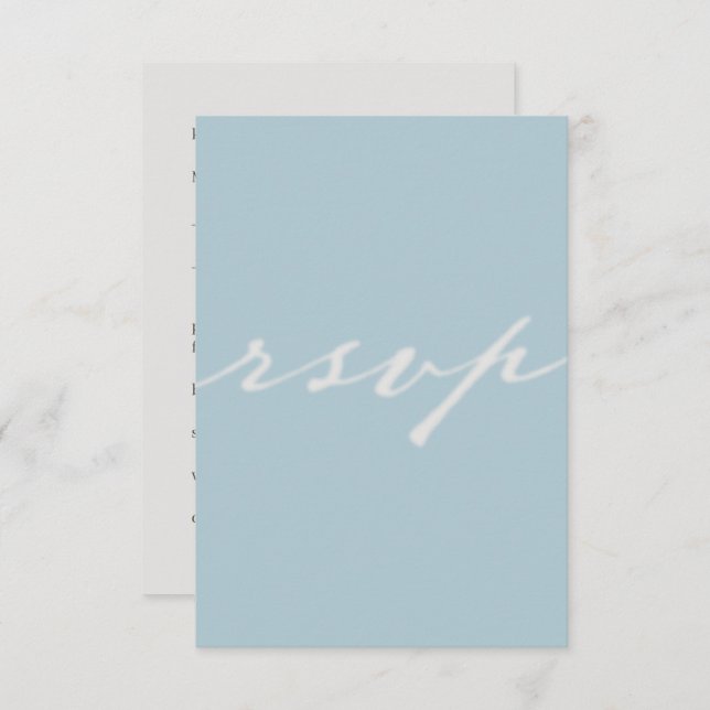 in God's love Wedding RSVP Card (Front/Back)