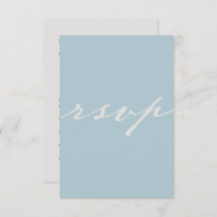 in God's love Wedding RSVP Card