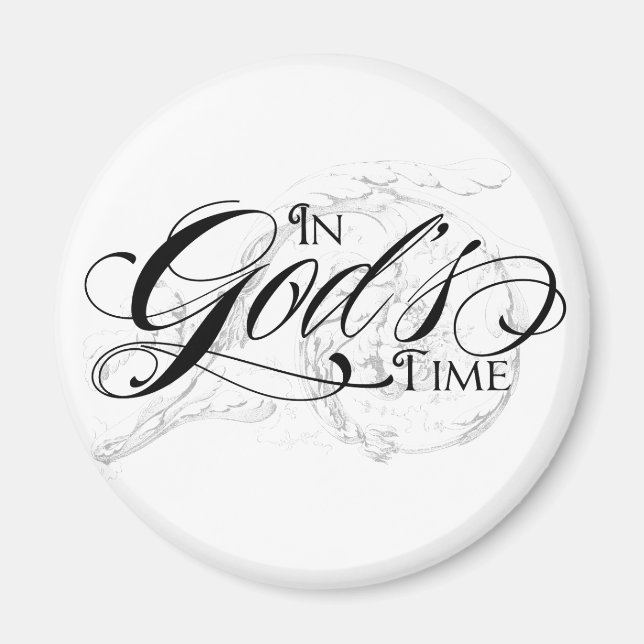 In God's Time Magnet (Front)