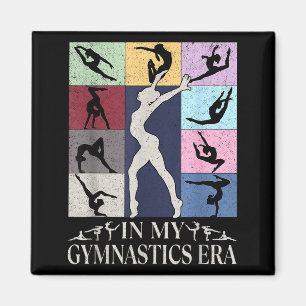 In gymnast era groovy gymnastics funny birthday mo magnet