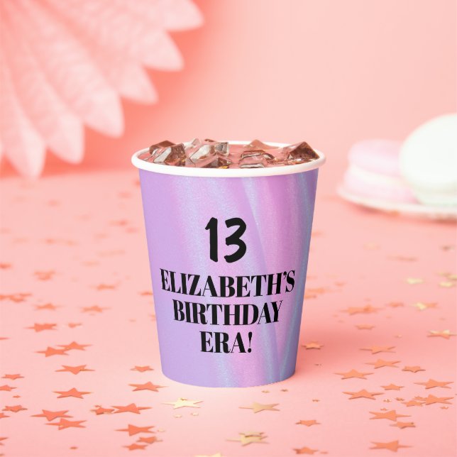 In Her Birthday Era 13TH Birthday Party Paper Cups (Insitu)