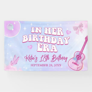 In Her Birthday Era Birthday Party Banner