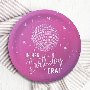 In Her Birthday Era, Era Party, Eras Party Paper Plate