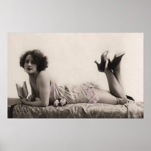 In Her Lingerie Poster