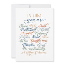 In Him you are card