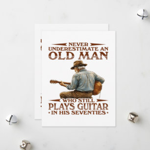In His 70s Kids Holiday Card