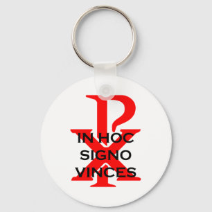 In Hoc Signo Vinces Key Ring