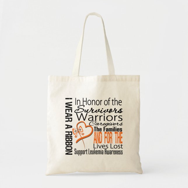 In Honour Collage Tribute Leukaemia Tote Bag (Front)