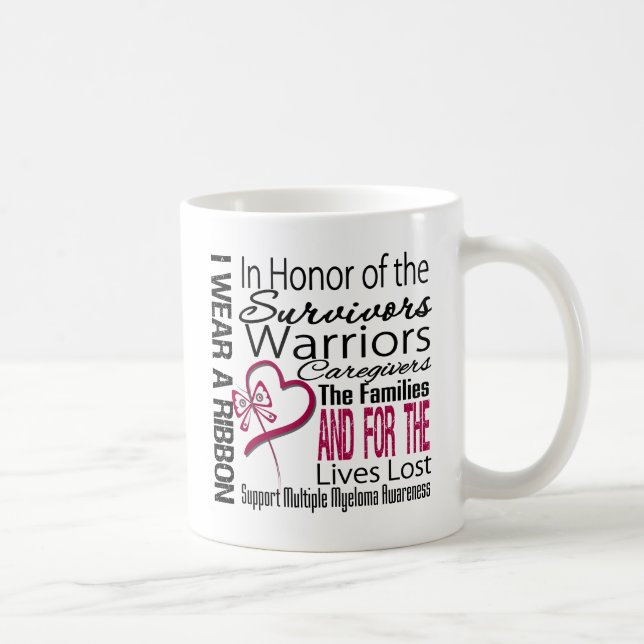 In Honour Collage Tribute Multiple Myeloma Coffee Mug (Right)