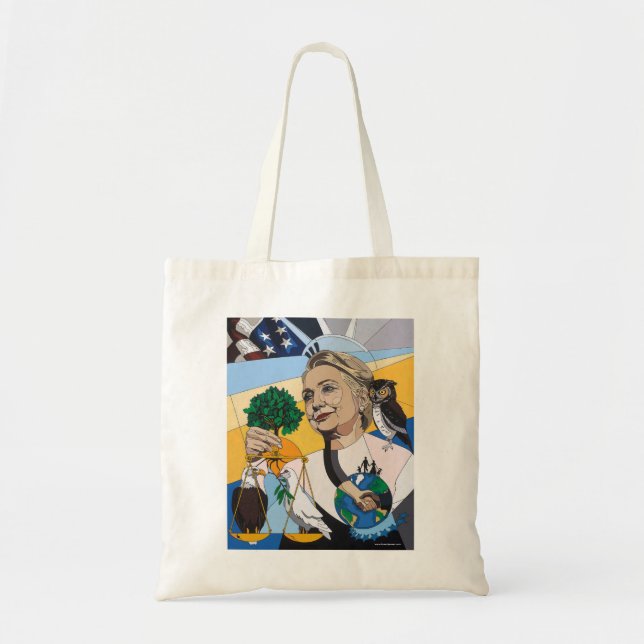 In honour of Hillary Clinton tote (Front)