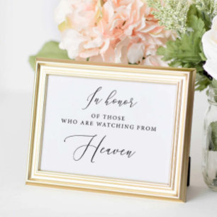 In Honour of Those Who Are Watching From Heaven Poster