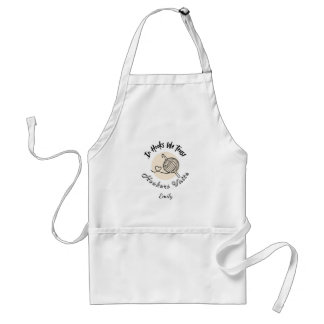 In Hooks We Trust Crochet Mom Custom Standard Apron