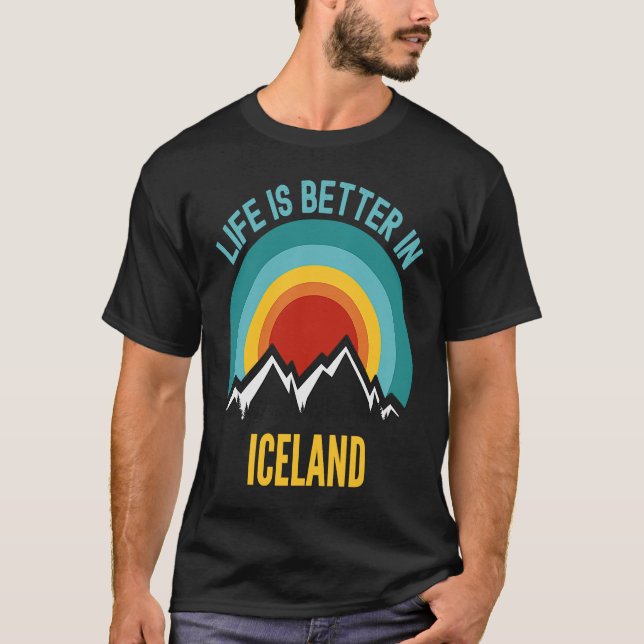 in Iceland Iceland T-Shirt (Front)