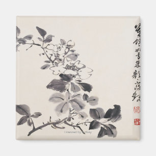 In Imitation of Xu Weiï¿½s Flowers No.5 Magnet