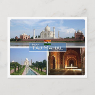 IN India - The Taj Mahal - Postcard