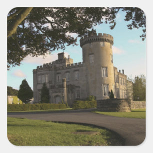 In Ireland, the Dromoland Castle side entrance Square Sticker