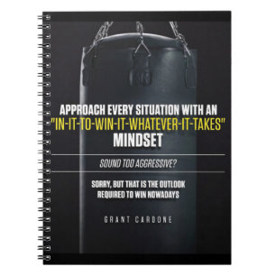 In It To Win It Mindset - Workout Motivational Notebook