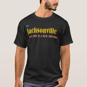 In Jacksonville Everyday textured black T-Shirt