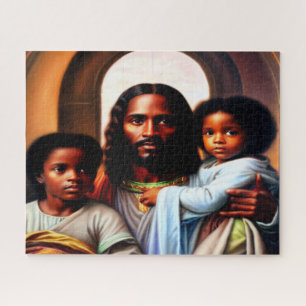 In Jesus Loving Arms 520-Piece Jigsaw Puzzle