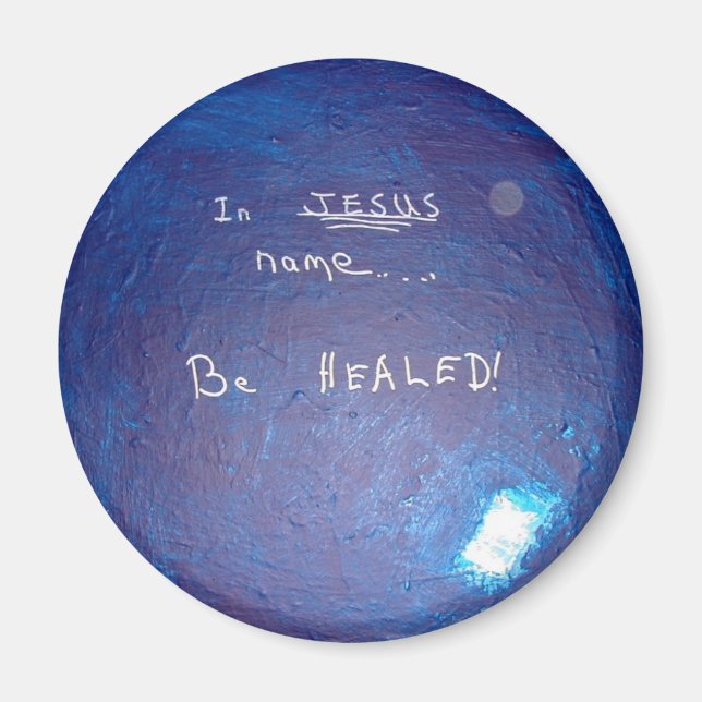 In Jesus Name - 1118 Magnet (Front)