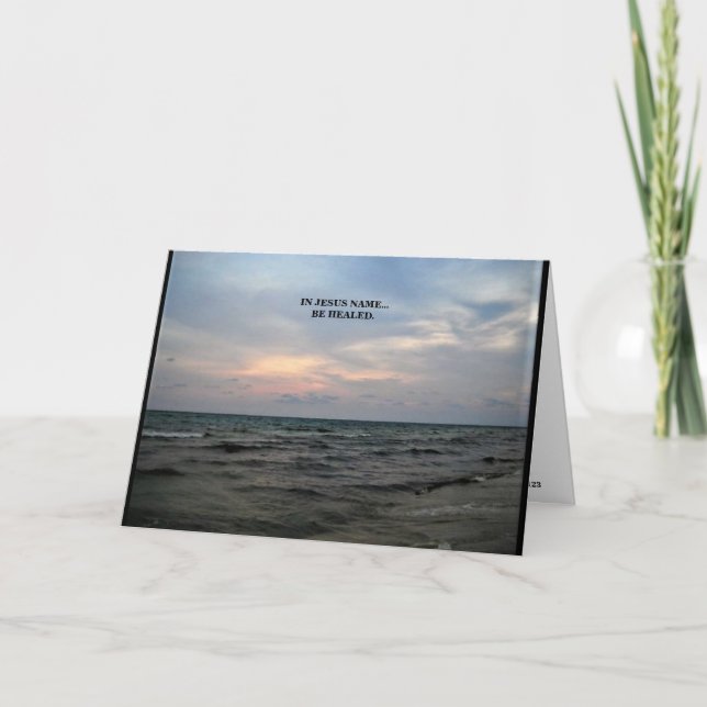 IN JESUS NAME get well card (Front)