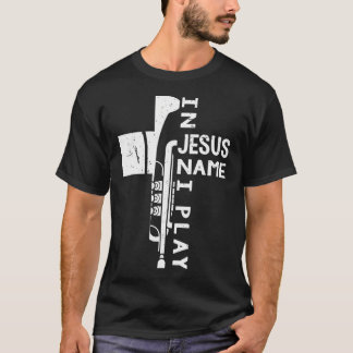 In Jesus Name I Play Trumpet Christians Religious T-Shirt