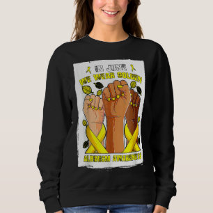 In June We Wear Golden For Albinism Awareness Mont Sweatshirt