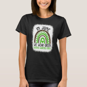 In June We Wear Green For Scoliosis Awareness Mont T-Shirt