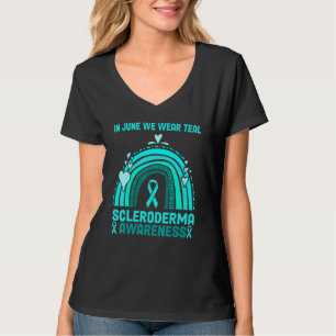 In June We Wear Teal Scleroderma Awareness Month T-Shirt
