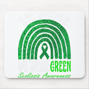In JuneWe Wear Green For Scoliosis Awareness Mouse Mat