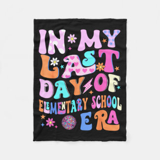 In last day of elementary school era kids fleece blanket