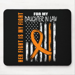 In Law Multiple Sclerosis Awareness Ms Flag On Bac Mouse Mat